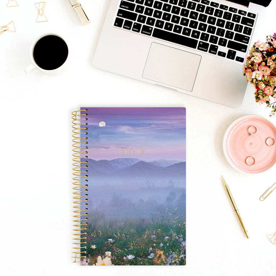 2026 Soft Cover Planner, 5.5" x 8.25", Mystical Mountains