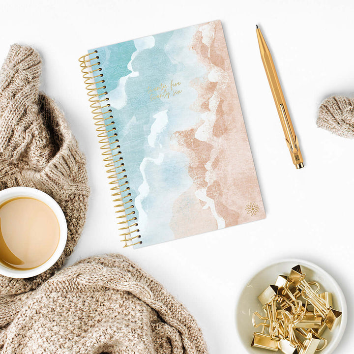 2025-26 Soft Cover Planner, 5.5" x 8.25", Ocean Oasis
