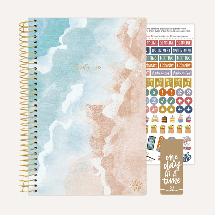 2026 Soft Cover Planner, 5.5" x 8.25", Ocean Oasis