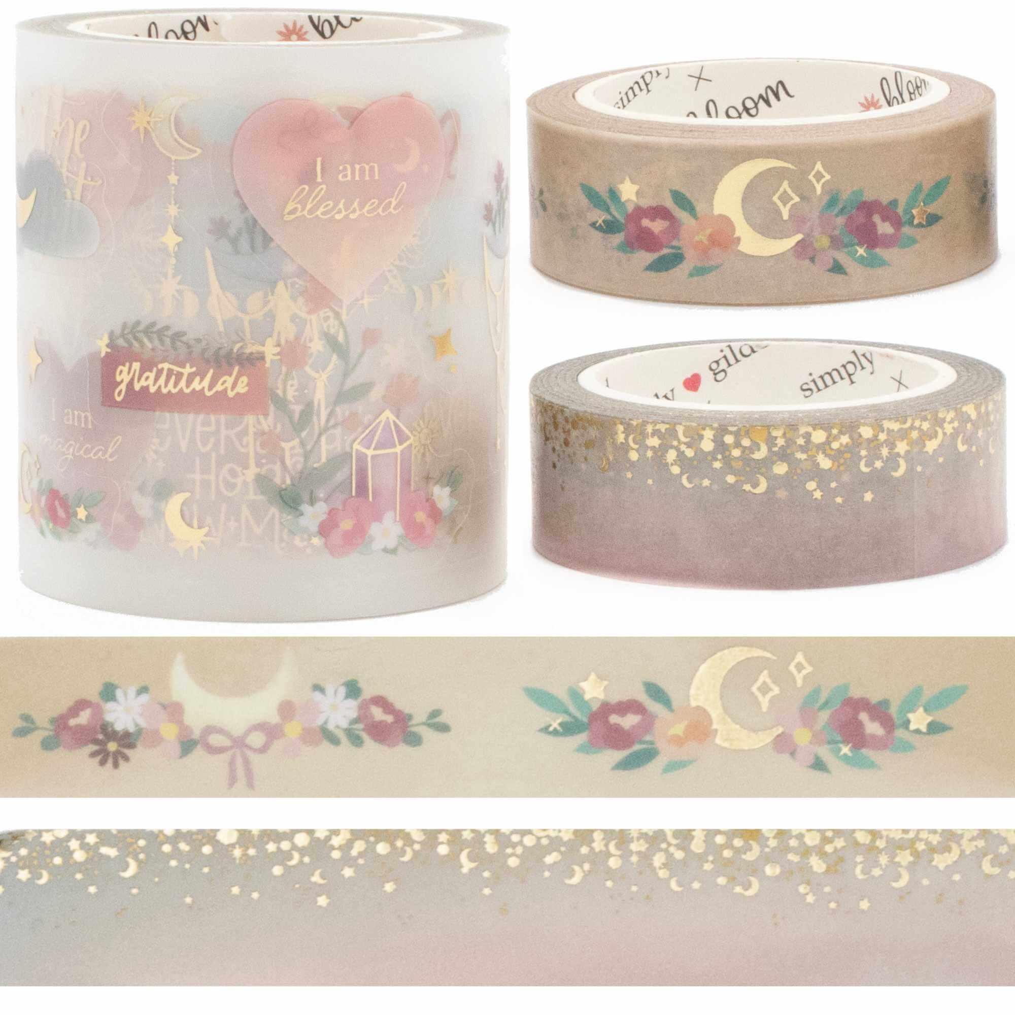Simply Gilded x bloom Boho Celestial Washi & PET Tape Set – bloom