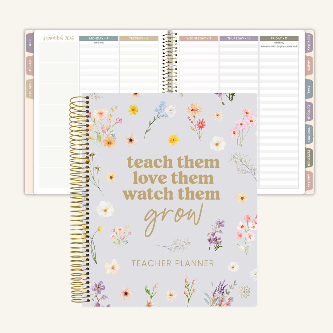 Undated Teacher Planner | Teach Them Love Them - bloom daily planners