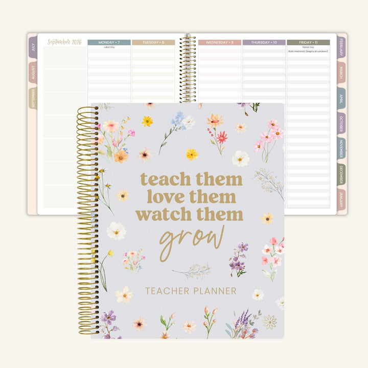Undated Teacher Planner | Teach Them Love Them - bloom daily planners