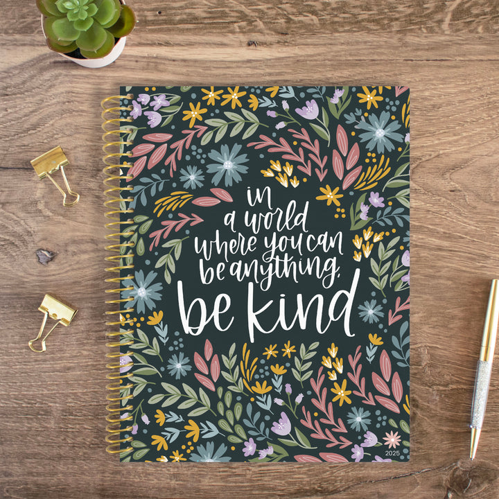 2025 Soft Cover Planner, 8.5" x 11", Be Kind