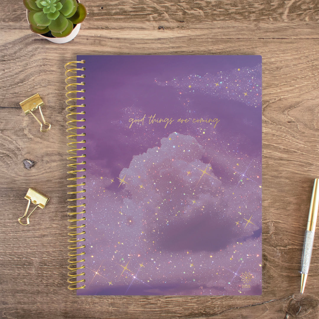 2025 Soft Cover Planner, 8.5" x 11", Good Things are Coming