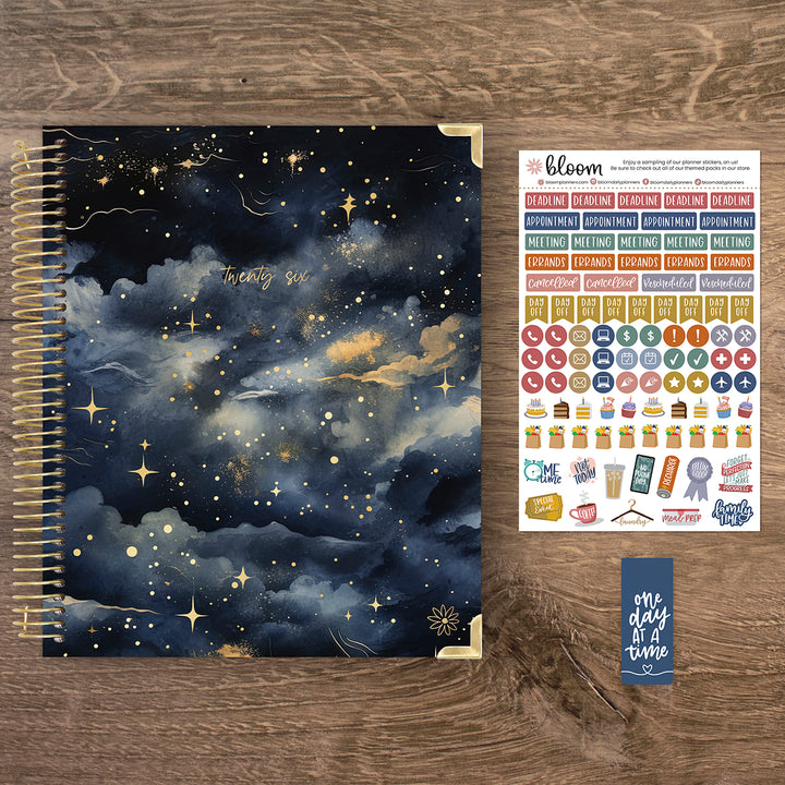 2026 Vision Planner, 7.5" x 9", Midnight Sky
