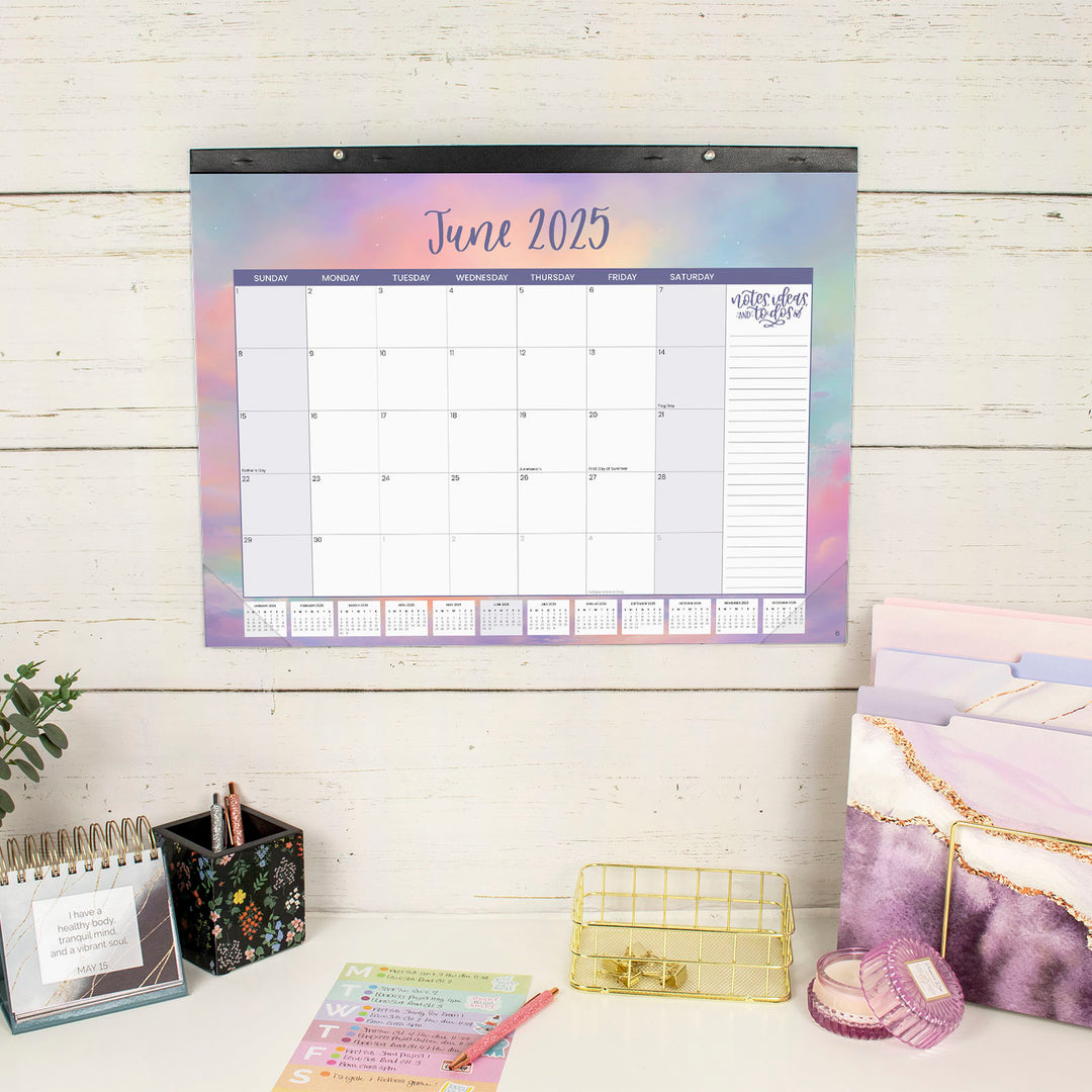 2025 Desk Calendar, 16" x 21", Seasonal