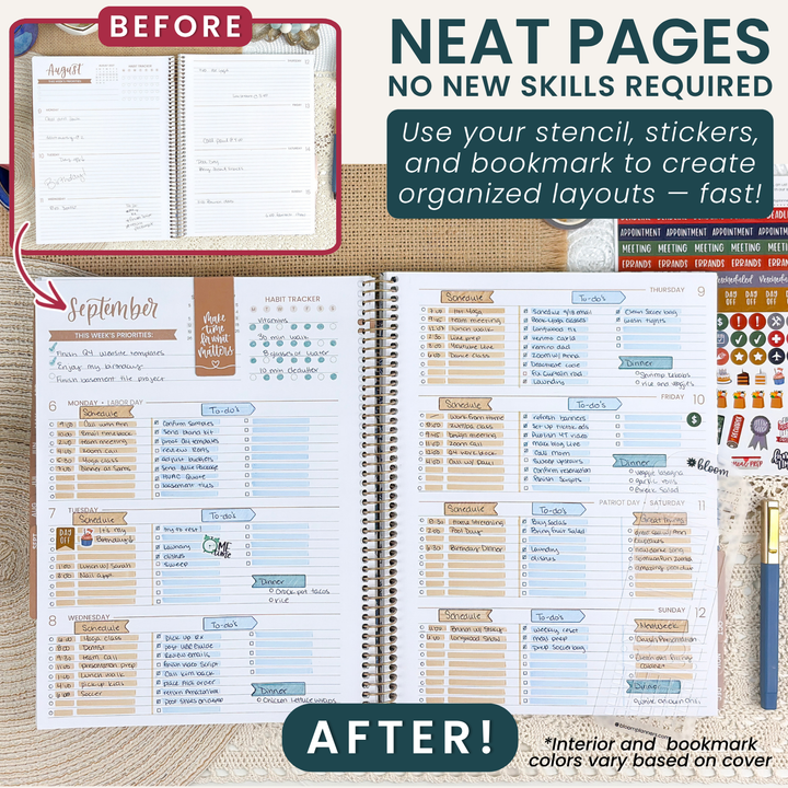 bloom Planning Stencil & Day Marker - bloom daily planners