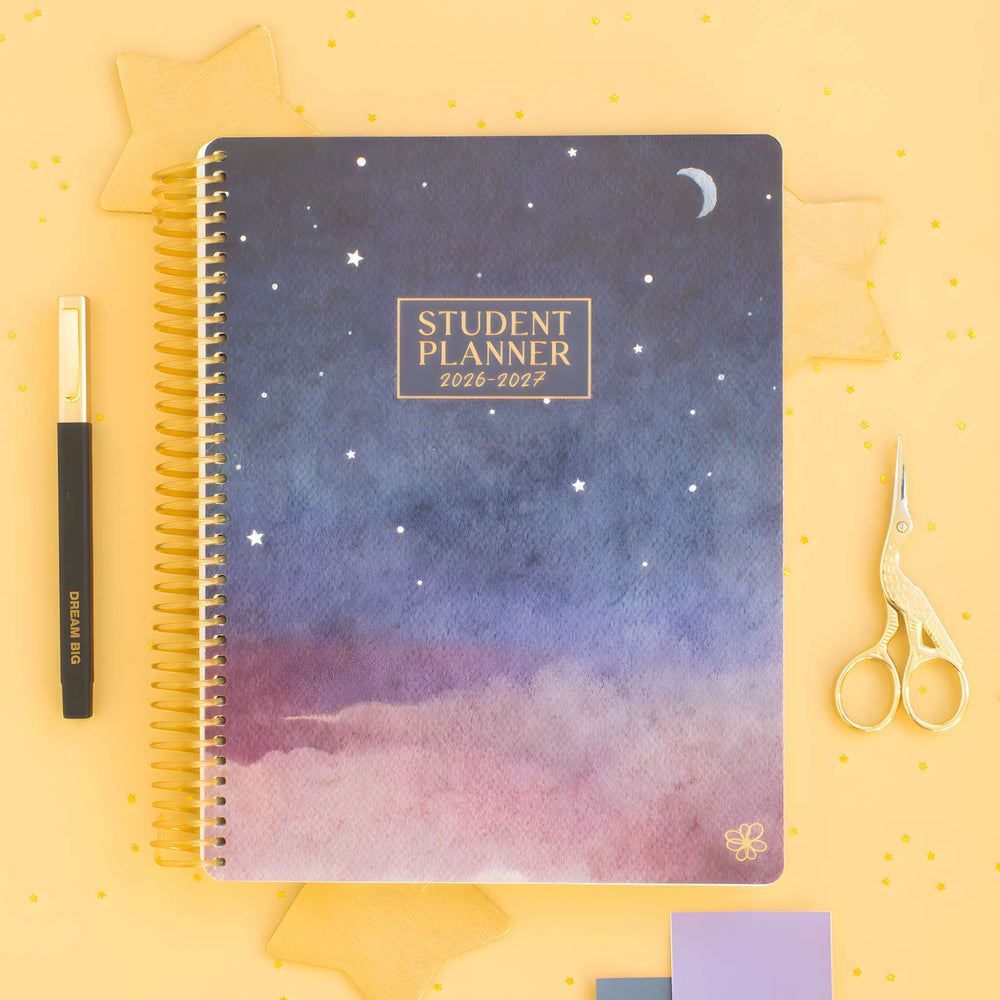 2026–27 Daisy Column Academic Planner, 7" x 9" | Stargaze - bloom daily planners