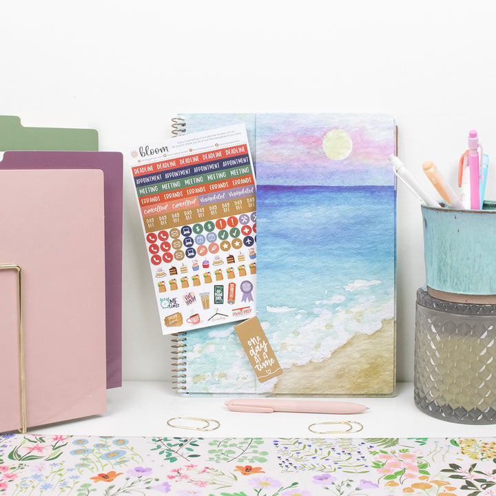 2026 Soft Cover Planner, 8.5" x 11", Coastal Calm