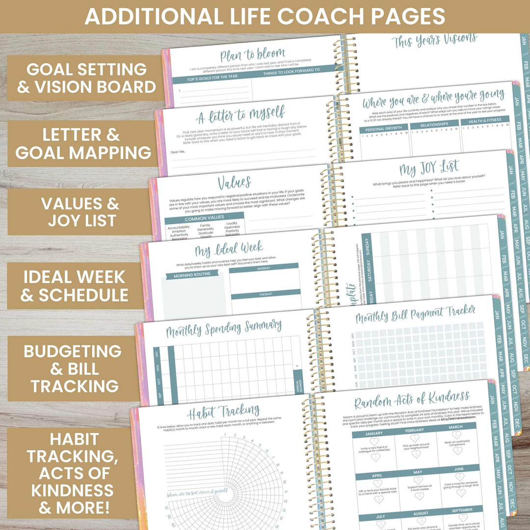 2025 Soft Cover Planner, 8.5" x 11", Creating A Life I Love