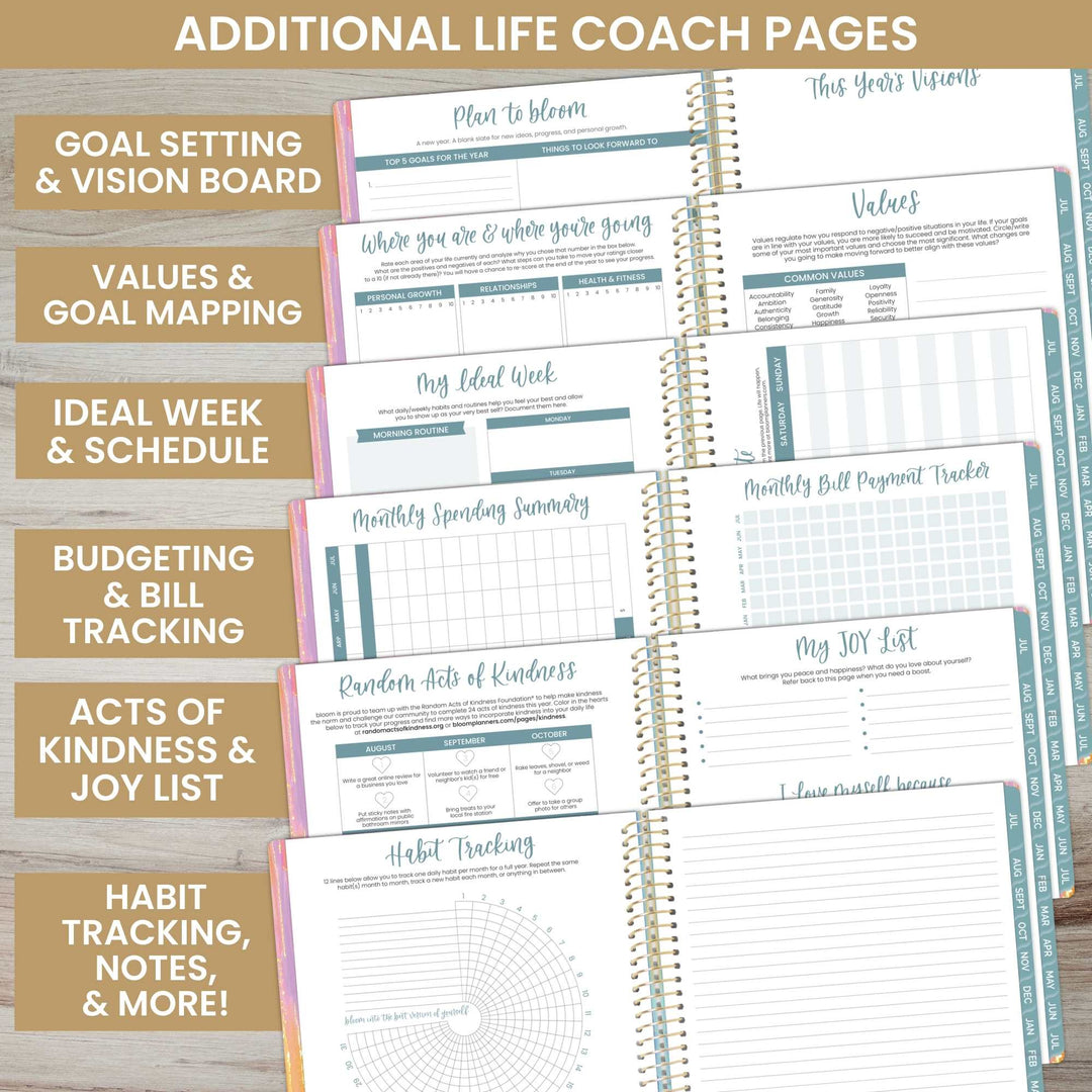 2024-25 Soft Cover Planner, 8.5" x 11", Creating A Life I Love
