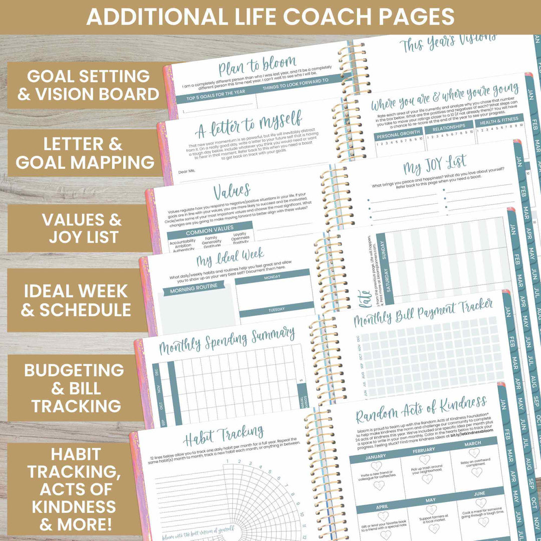 2025 Soft Cover Planner, 5.5" x 8.25", Creating A Life I Love