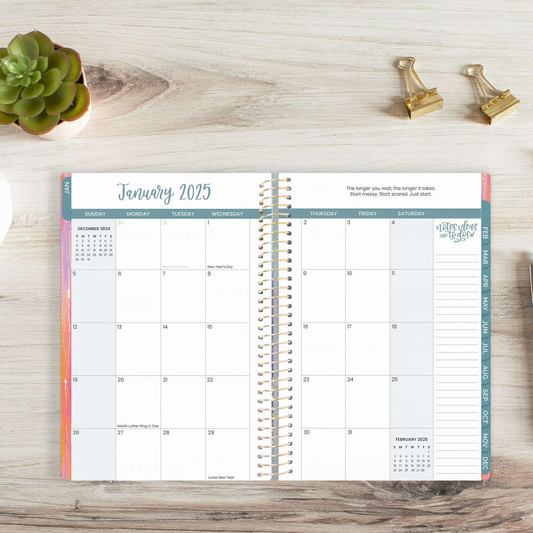 2025 Soft Cover Planner, 5.5" x 8.25", Creating A Life I Love