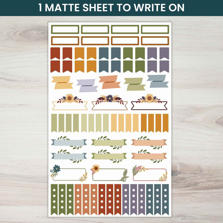 Planner Stickers, Fall Expansion Pack