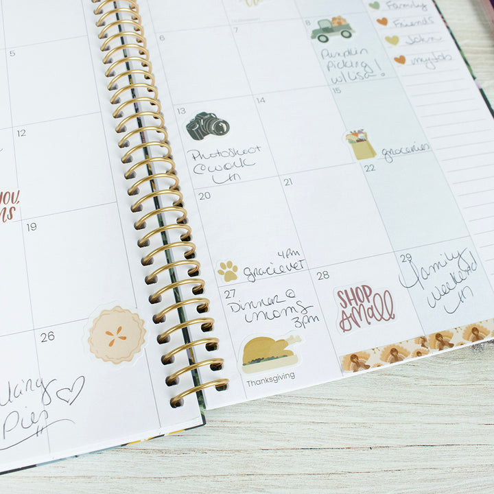 Planner Sticker Value Pack, Monthly Celebrations, Cool Tones