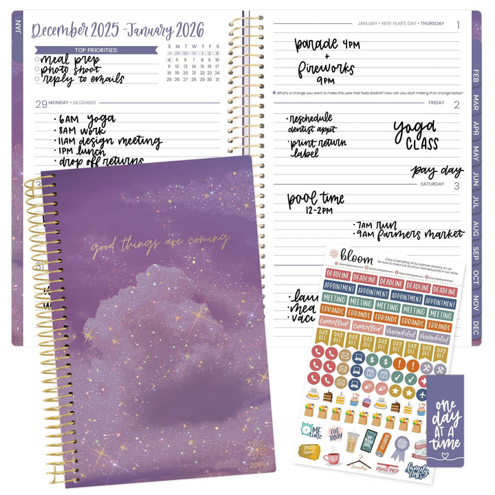 2026 Soft Cover Planner, 5.5" x 8.25", Good Things are Coming