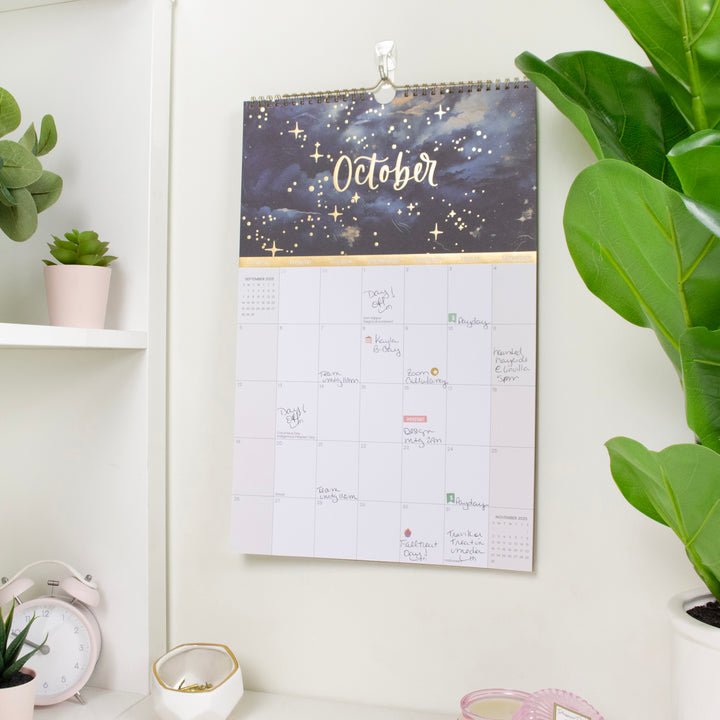 2025 Hanging Calendar, 11" x 17", Seasonal