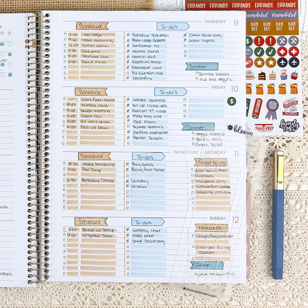 bloom Planning Stencil & Day Marker - bloom daily planners