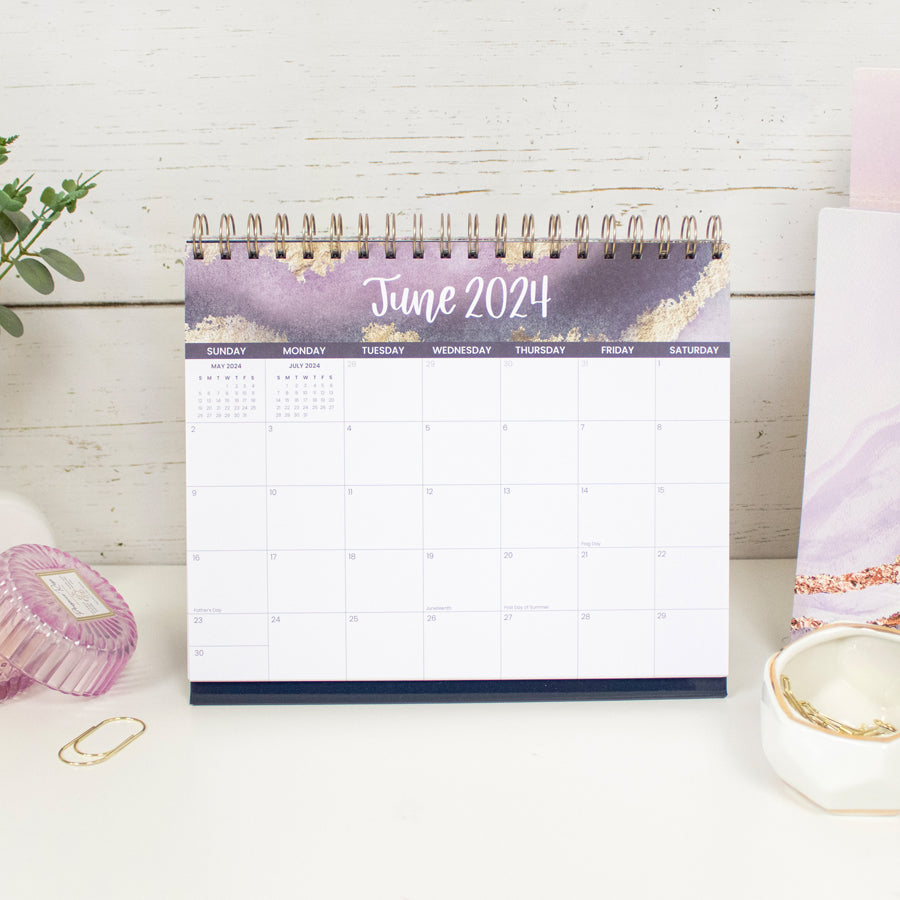 2024 Desk Calendar with Stand – The Happy Apricot