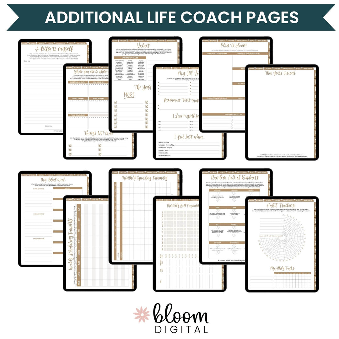 Digital Planner | Dated 2027 Vision Planner