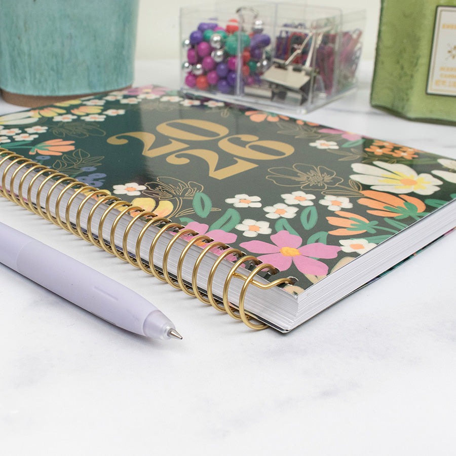 2026 Soft Cover Planner, 5.5" x 8.25", Blooming Wildly