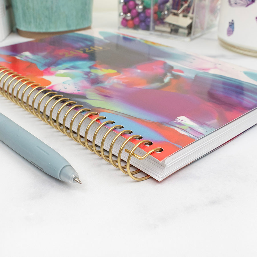 2026 Soft Cover Planner, 5.5" x 8.25", Brilliant Brushstrokes