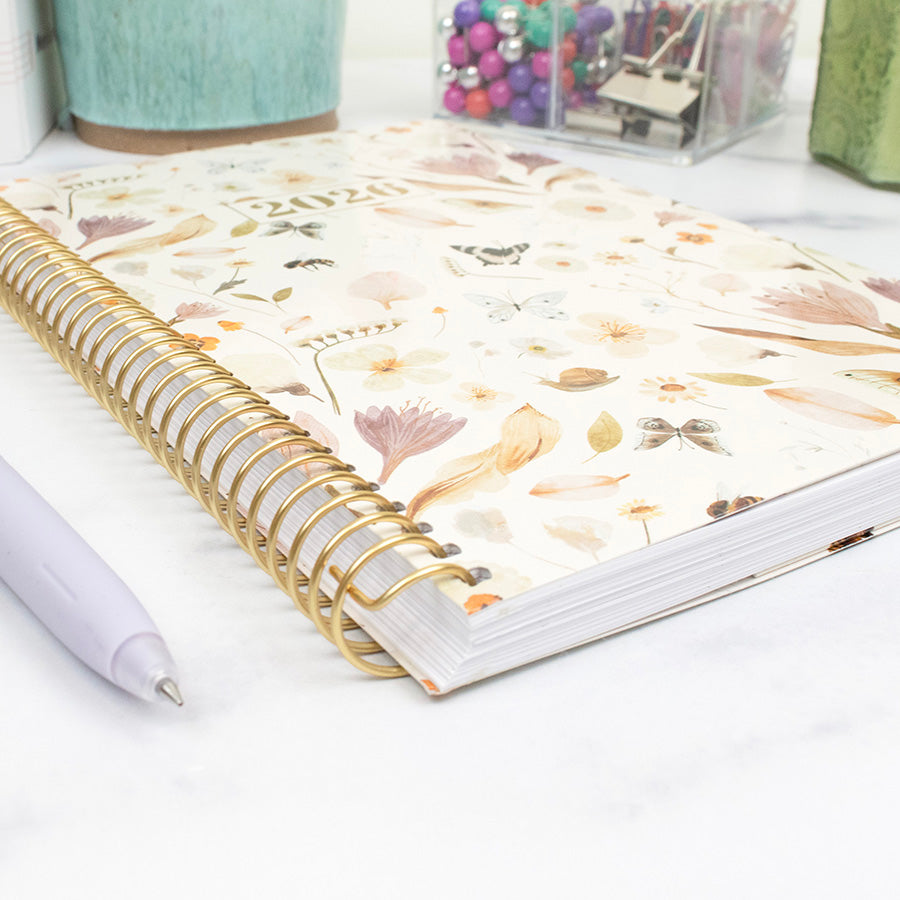 2026 Soft Cover Planner, 5.5" x 8.25", Butterfly Garden