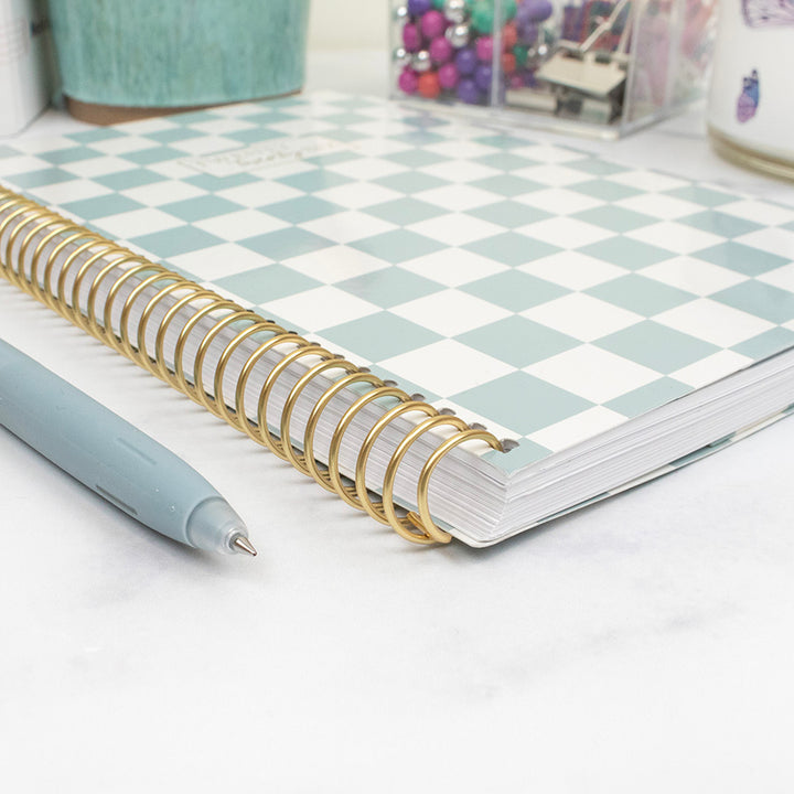 2026 Soft Cover Planner, 5.5" x 8.25", Checkered