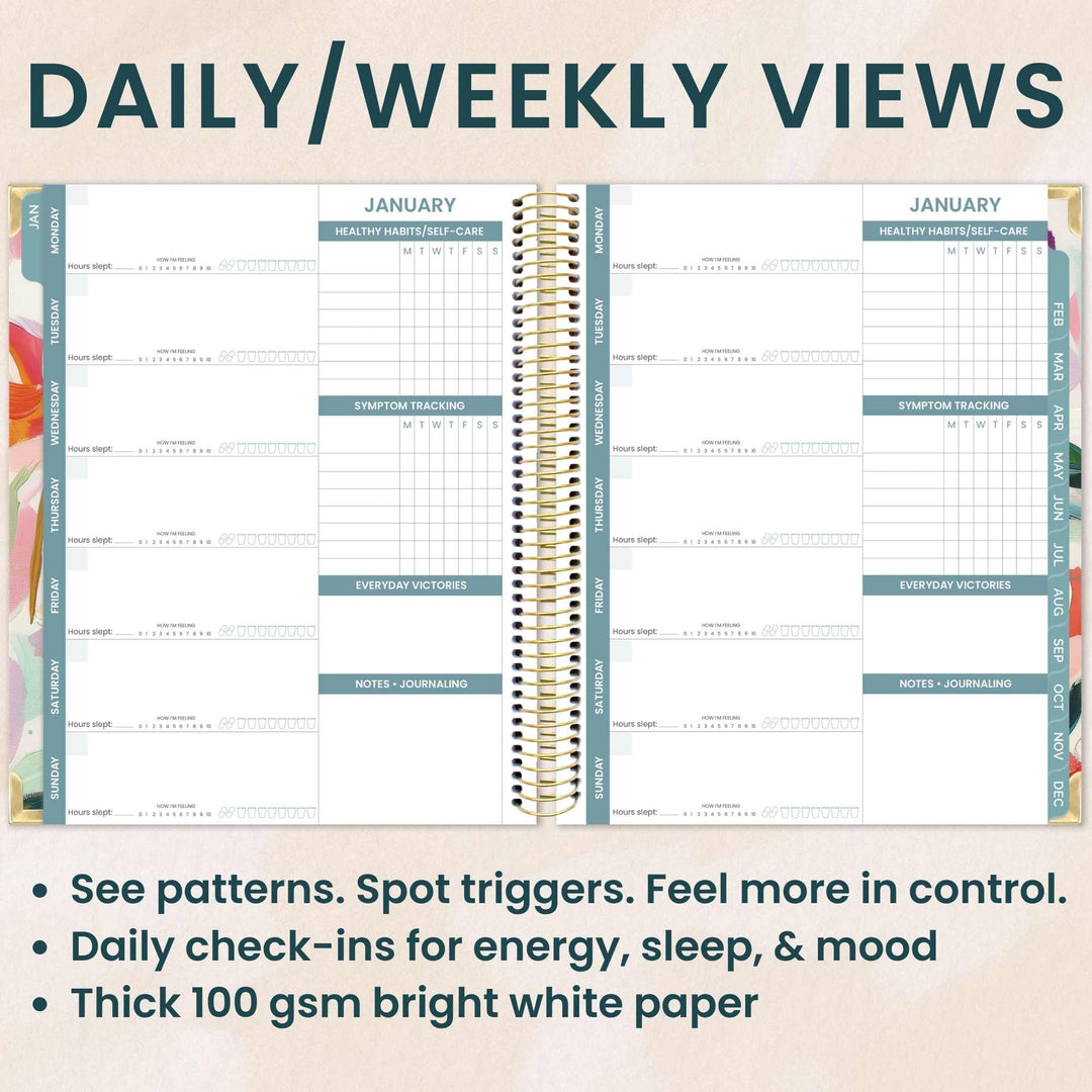 Chronic Illness Planner | Brushstroke Blooms - bloom daily planners