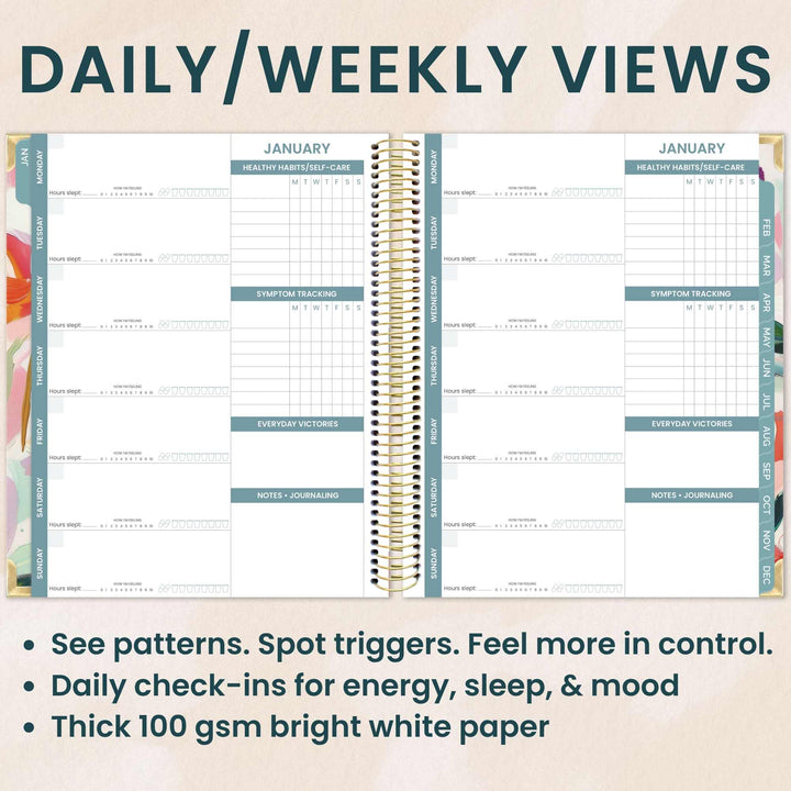 Chronic Illness Planner | Brushstroke Blooms - bloom daily planners