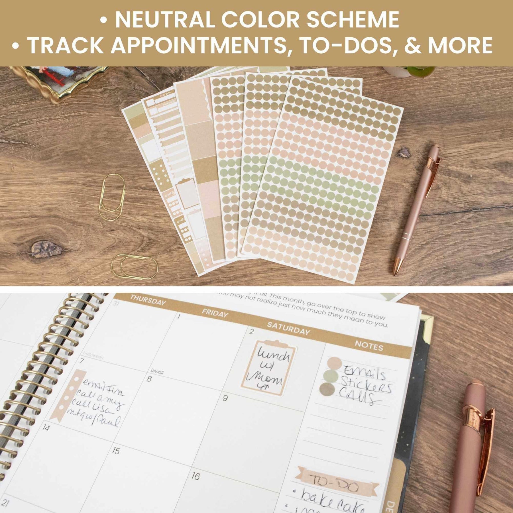 bloom Planner Stickers, Color Coding Pack, Aesthetic Boho – bloom daily ...
