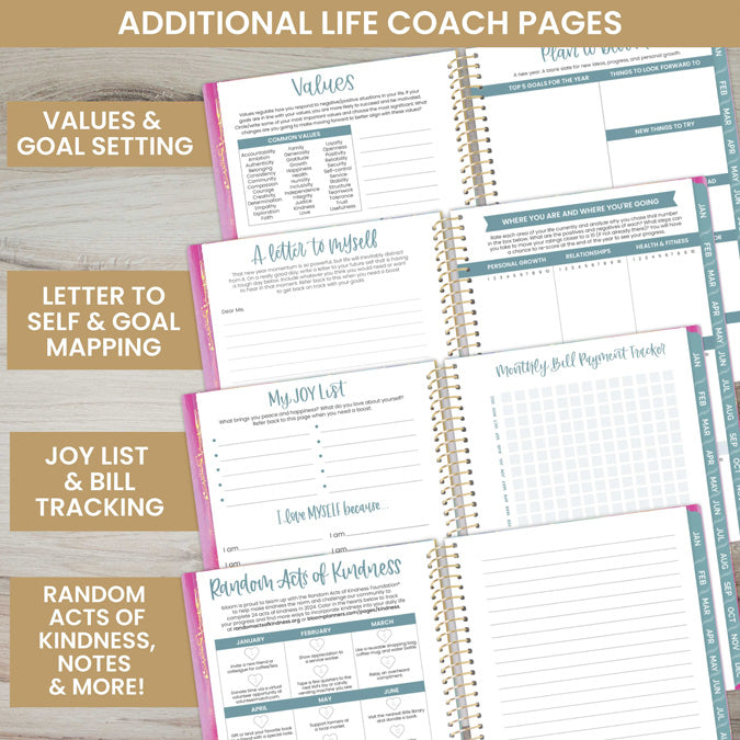 2024 Soft Cover Planner, 4" x 6", Creating A Life I Love
