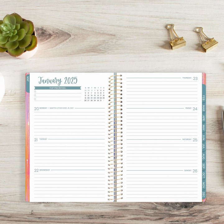 2025 Soft Cover Planner, 5.5" x 8.25", Creating A Life I Love
