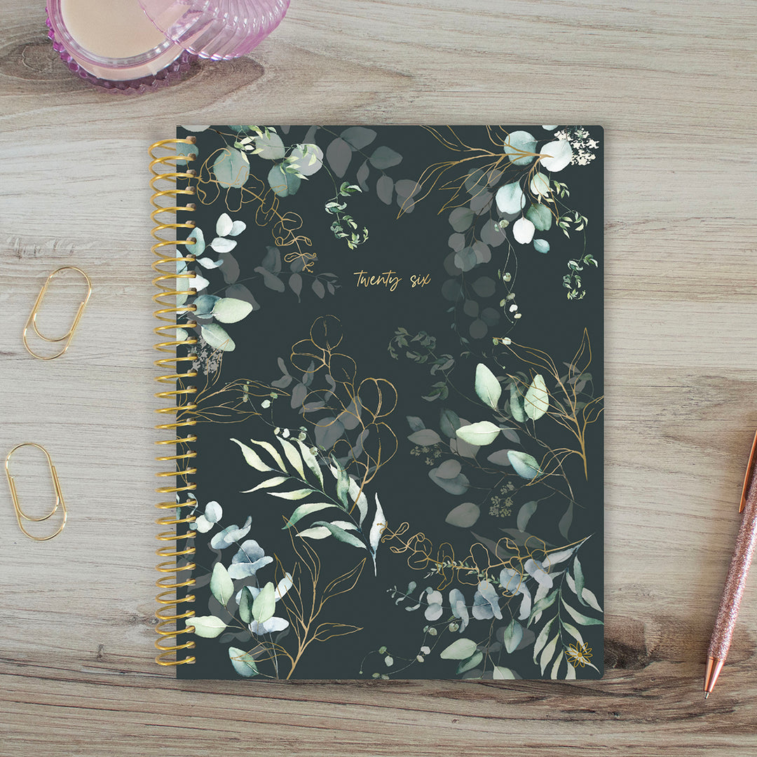 2026 Soft Cover Planner, 8.5" x 11", Eucalyptus, Green