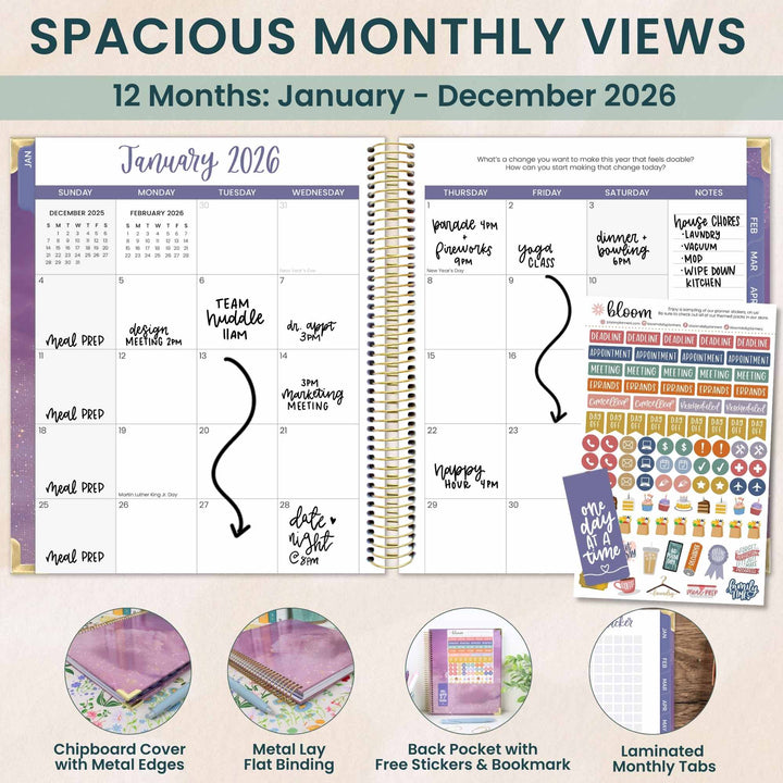 2026 Vision Planner, 7.5" x 9", Good Things Are Coming