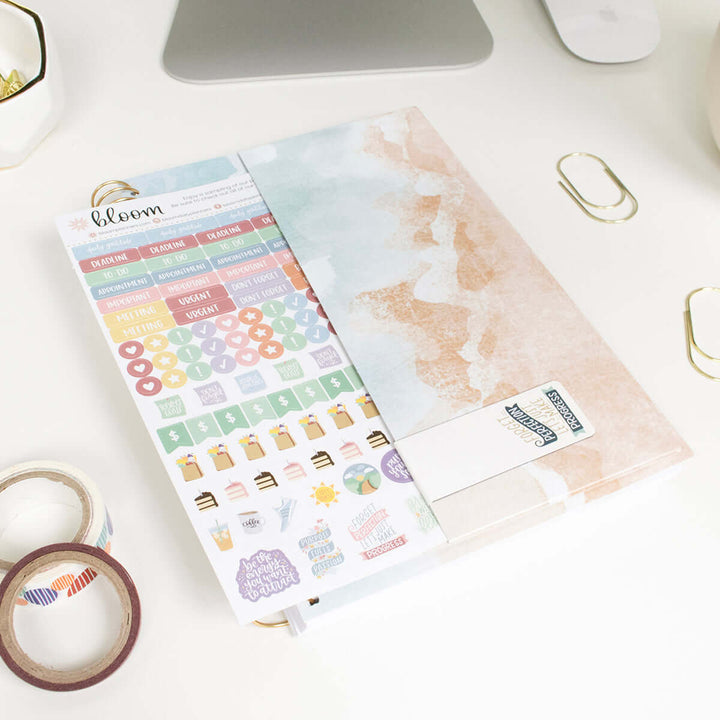 2025-26 Soft Cover Planner, 5.5" x 8.25", Ocean Oasis