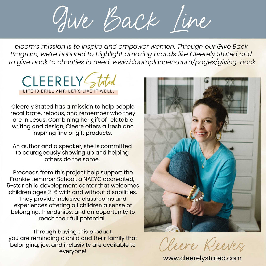Details of Cleere Cheery, the founder of Cleerely Stated, and how this collaboration sticker pack gives back to the Frankie Lemmon School.