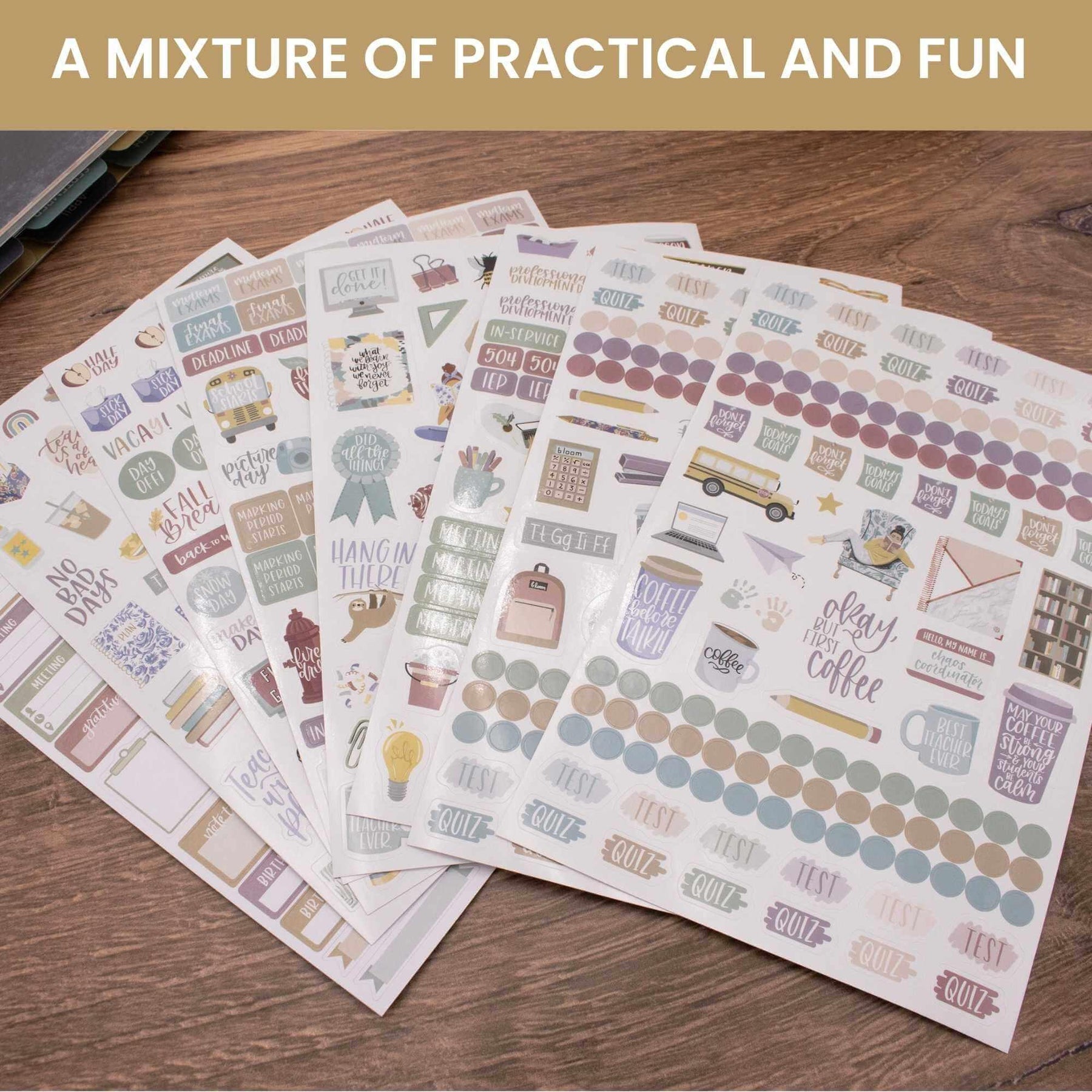 Educators File Sticker Teacher Sticker Pack |Stickers for Educators & Homeschoolers – bloom ...