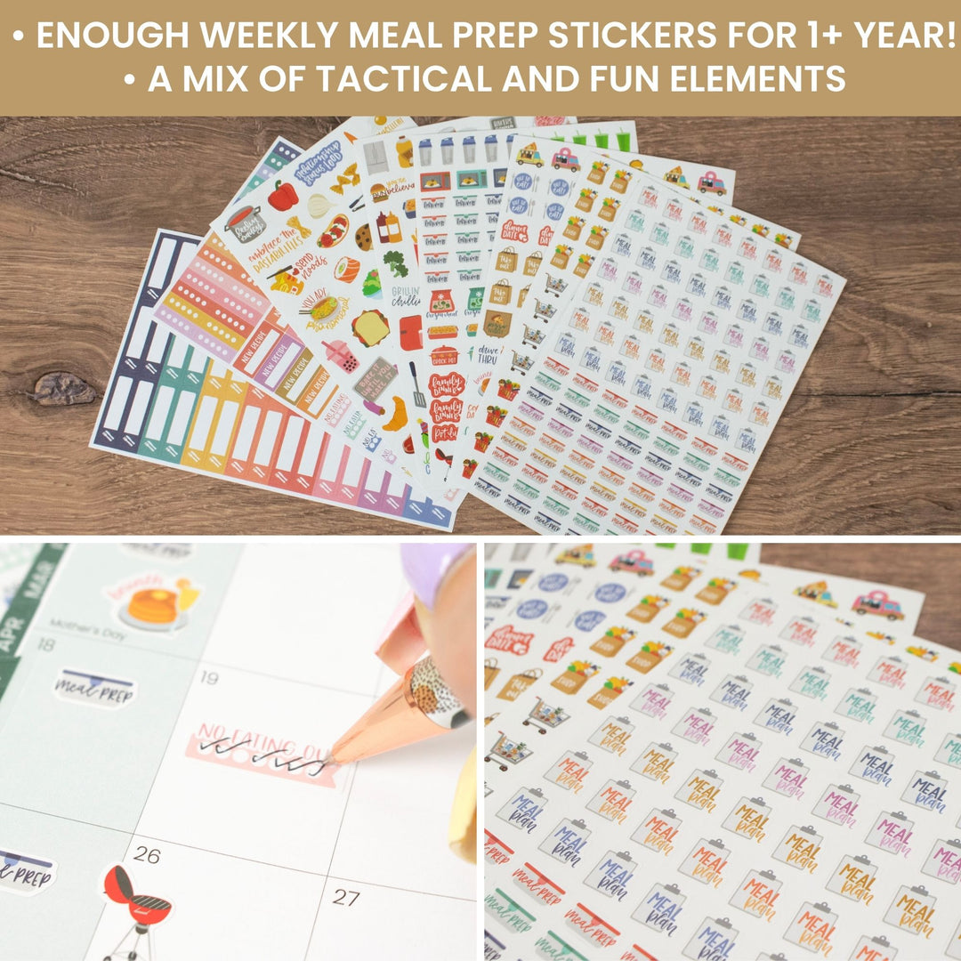 Planner Sticker Pack, Meal Planning