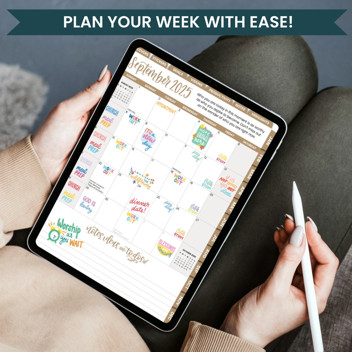 Digital Planner Stickers | Rooted in Faith Sticker Pack | bloom x Cleerely Stated