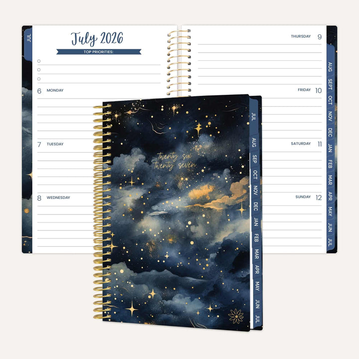 2026–27 Soft Cover Planner, 4" x 6" | Midnight Sky - bloom daily planners