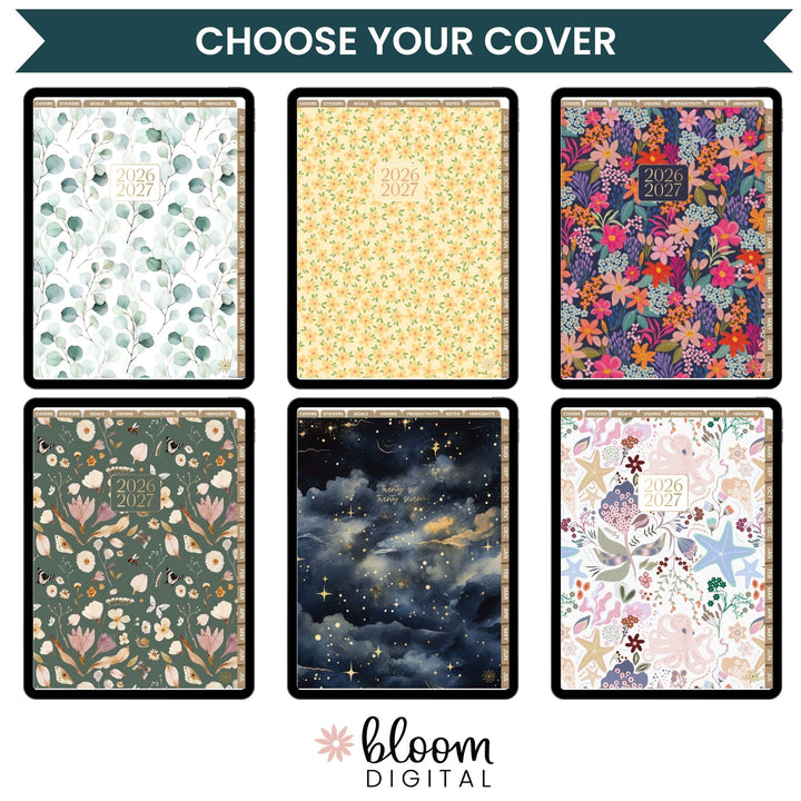 Digital Planner | Dated 2026-27 Vision Planner