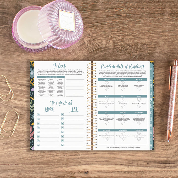 2025 Soft Cover Planner, 4" x 6", Be Kind