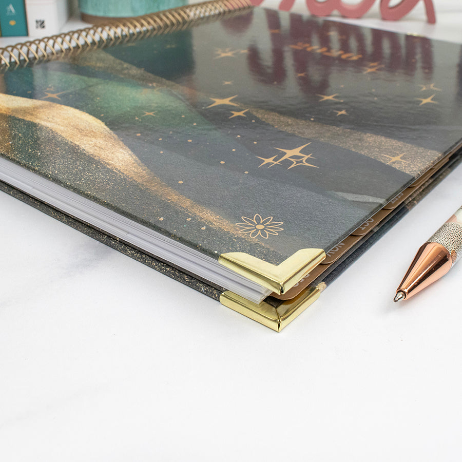 2026 Hard Cover Planner, 8.5" x 11", Celestial Skies
