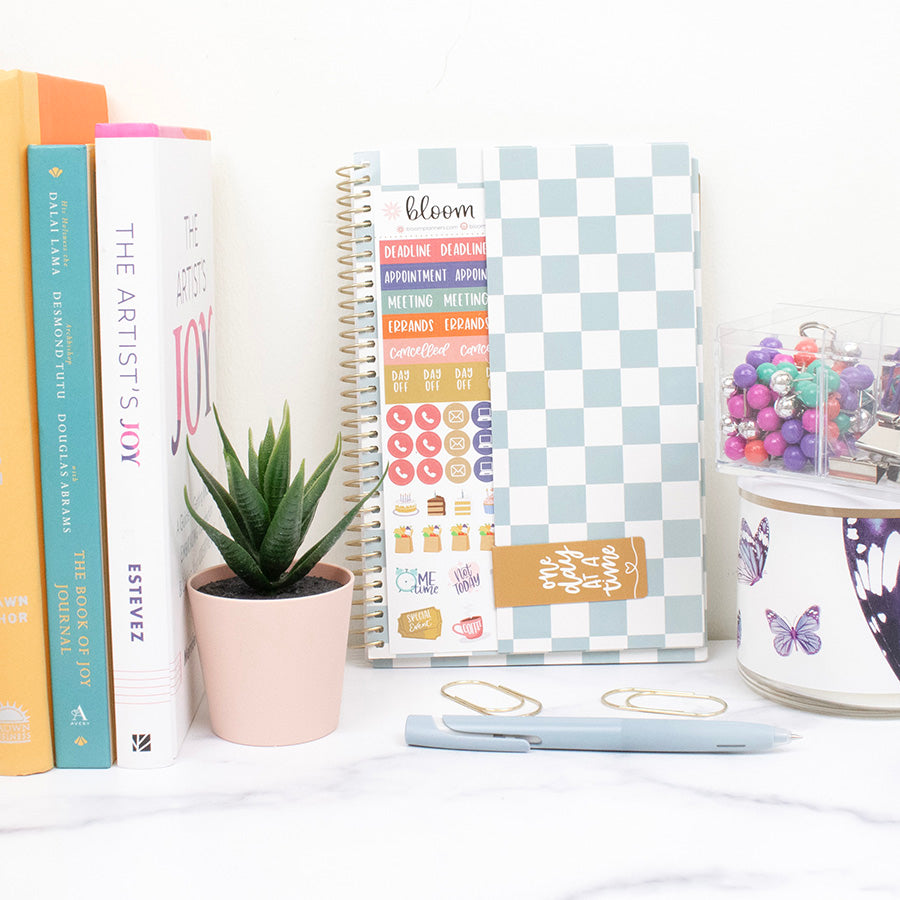2026 Soft Cover Planner, 5.5" x 8.25", Checkered