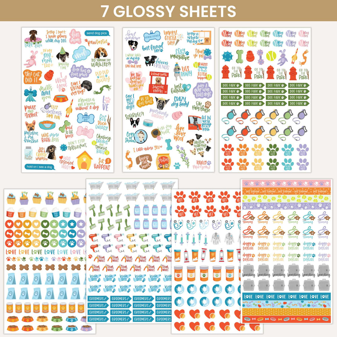 Planner Stickers, Dog Lover Pack