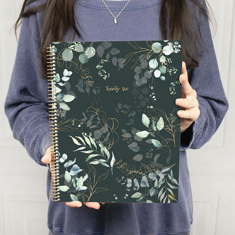 2026 Soft Cover Planner, 8.5" x 11", Eucalyptus, Green