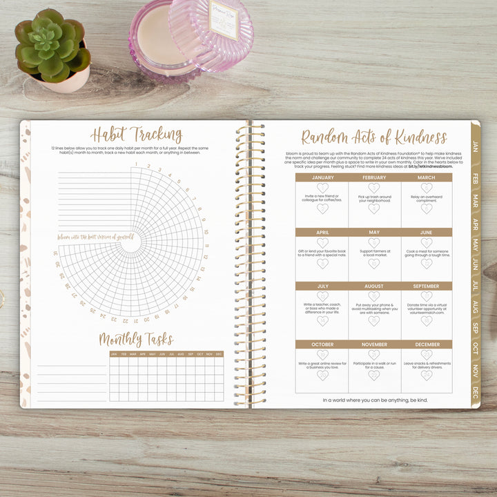 2025 Soft Cover Planner, 8.5" x 11", Moments of Grace