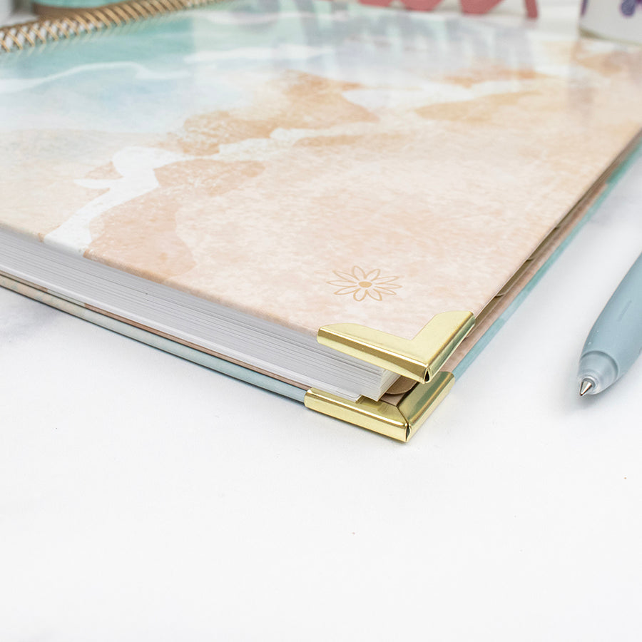 2026 Hard Cover Planner, 8.5" x 11", Ocean Oasis