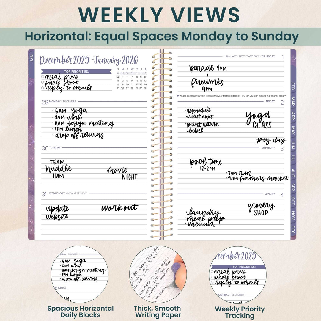 2026 Soft Cover Planner, 5.5" x 8.25", Good Things are Coming
